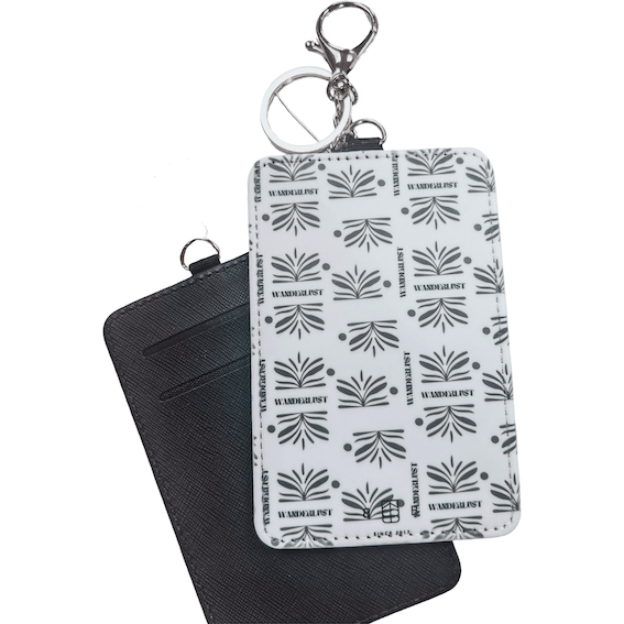 Wanderlust Card Holder Keychain - Birdie Barn