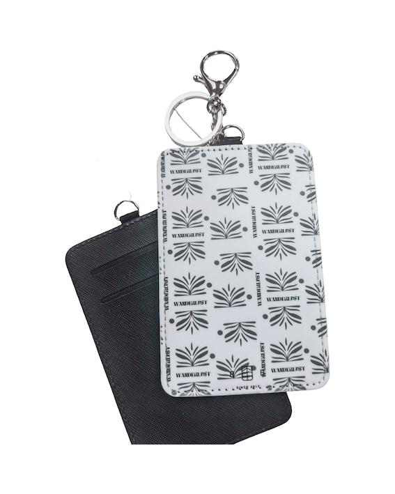 Wanderlust Card Holder Keychain - Birdie Barn