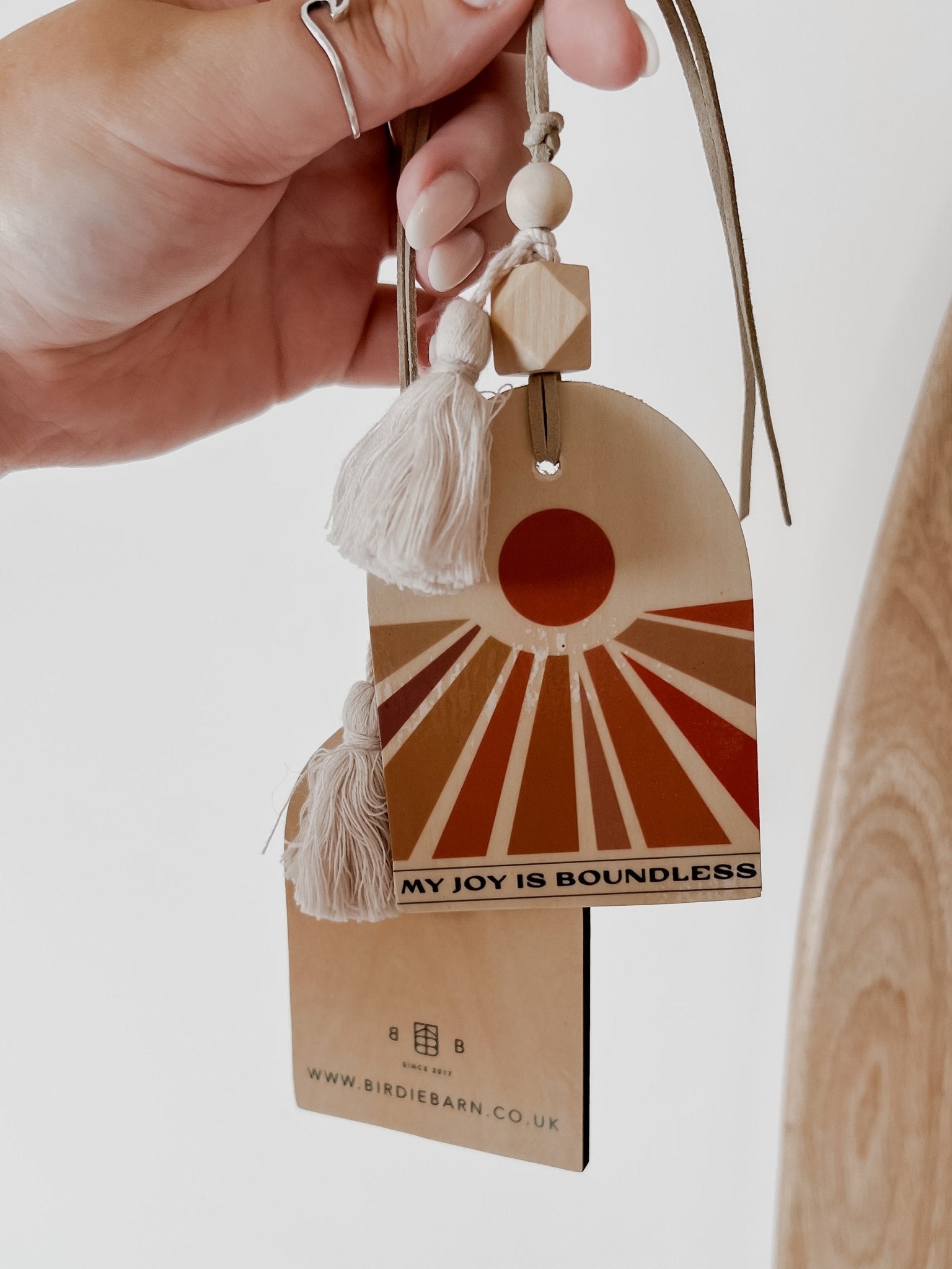 Wooden Air Freshener/Hanging Decoration - Birdie Barn