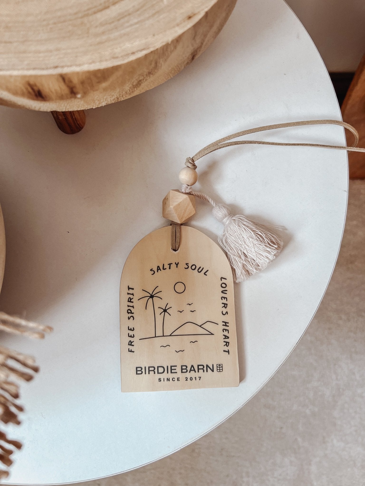 Wooden Air Freshener/Hanging Decoration - Birdie Barn