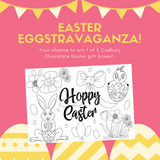 Free Hoppy Easter Colouring Printable