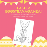 Free Easter Bunny Colouring Printable