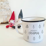 Personalised Merry Christmas Ceramic Mug