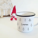 Personalised Merry Christmas Ceramic Mug