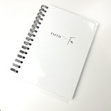 Faith > Fear Hardback Lined Notebook