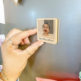Personalised Wooden Magnet - Photo