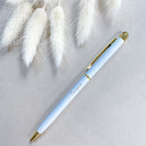 White 'Inspire' Soft Touch Pen