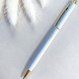 White 'Inspire' Soft Touch Pen