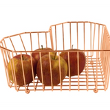 Heart Fruit Basket - Copper