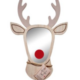 Stag Mirror with Optional Red Nose