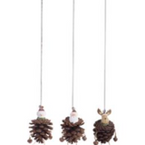 Bouncy Pine Cone Christmas Characters