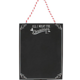 ALL I WANT FOR CHRISTMAS CHALK BOARD