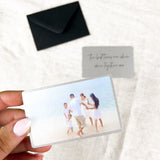 Personalised Double Sided Metal Wallet Card
