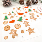 Christmas Cookie Glossy Stickers